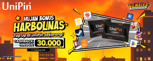Harbolnas – Top Up di UniPin Hemat hingga 30Ribu!